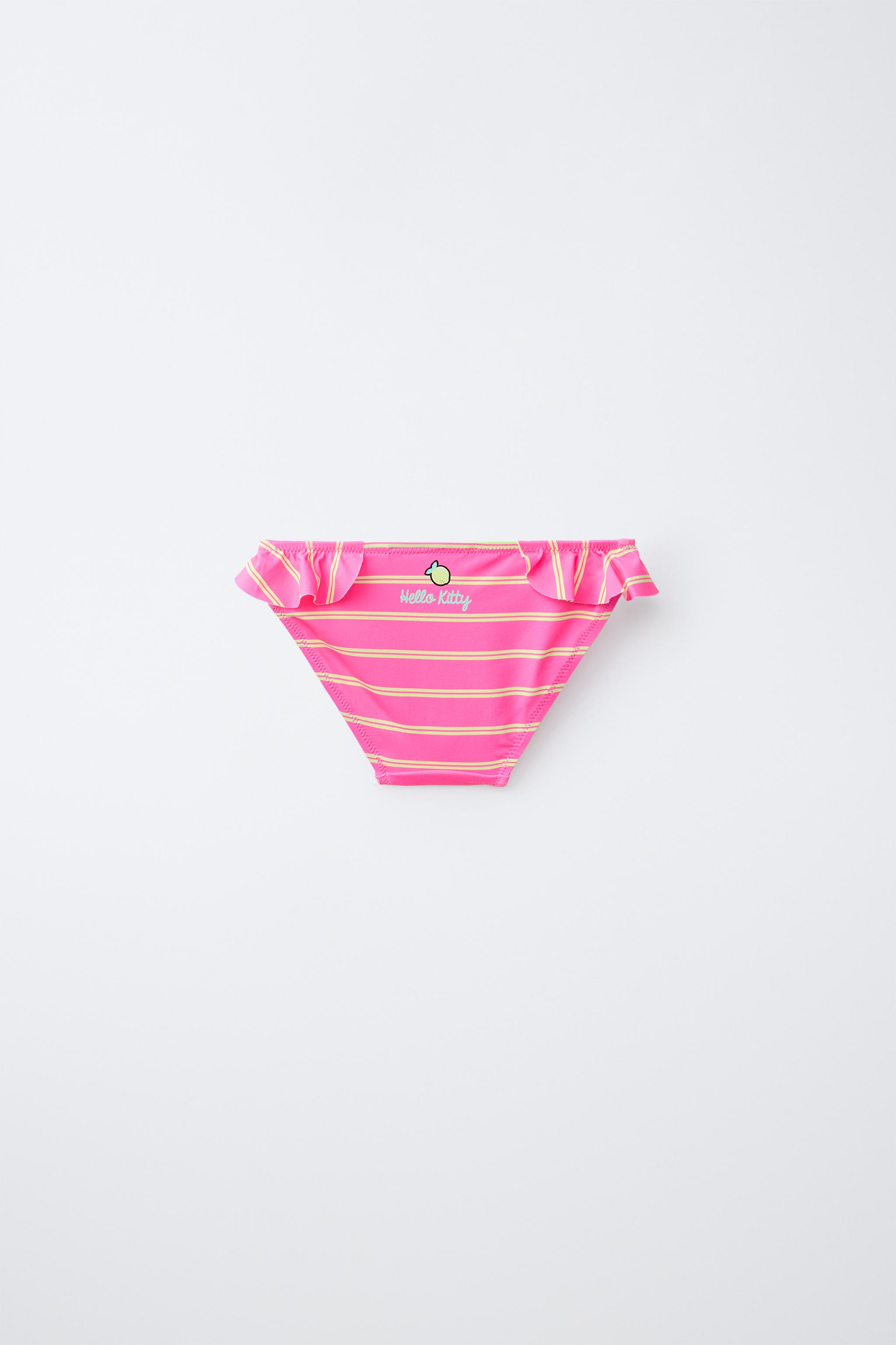 2-6 YEARS/ STRIPED HELLO KITTY © SANRIO SWIM BOTTOMS